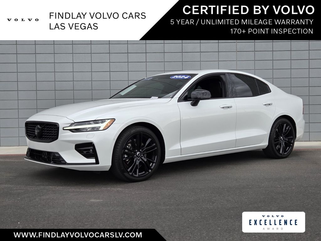 Crystal White Metallic 2024 Volvo S60 Sedan All-Wheel Drive Automatic