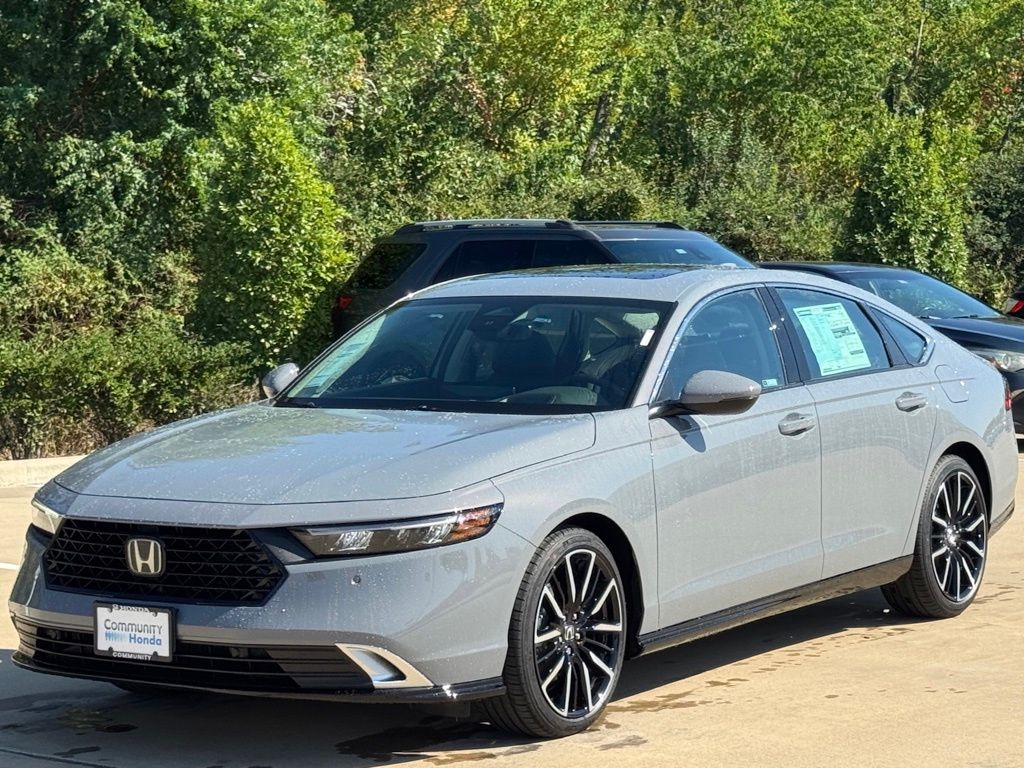 2025 Honda Accord Hybrid Touring Gray at Classic Elite Chevrolet Hwy 6