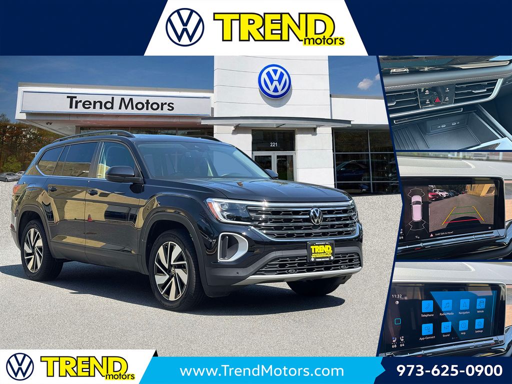 Black 2026 Volkswagen Atlas SUV / Crossover All-Wheel Drive 8-Speed Automatic