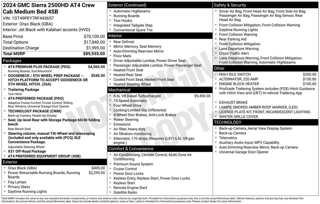 Used Car 2024 Gmc Sierra 2500hd  At4 For Sale Under $80,000 In Austin, Texas