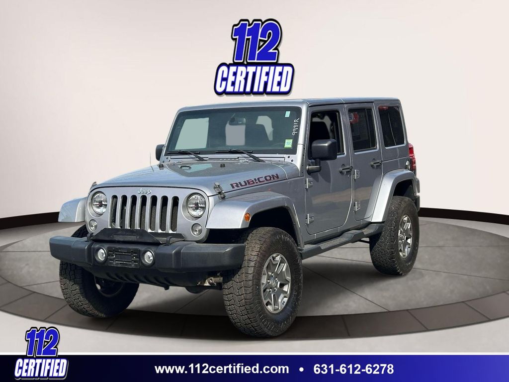 Billet Silver Metallic Clearcoat 2016 Jeep Wrangler Unlimited Rubicon 4WD SUV / Crossover Four-Wheel Drive 6-Speed Manual