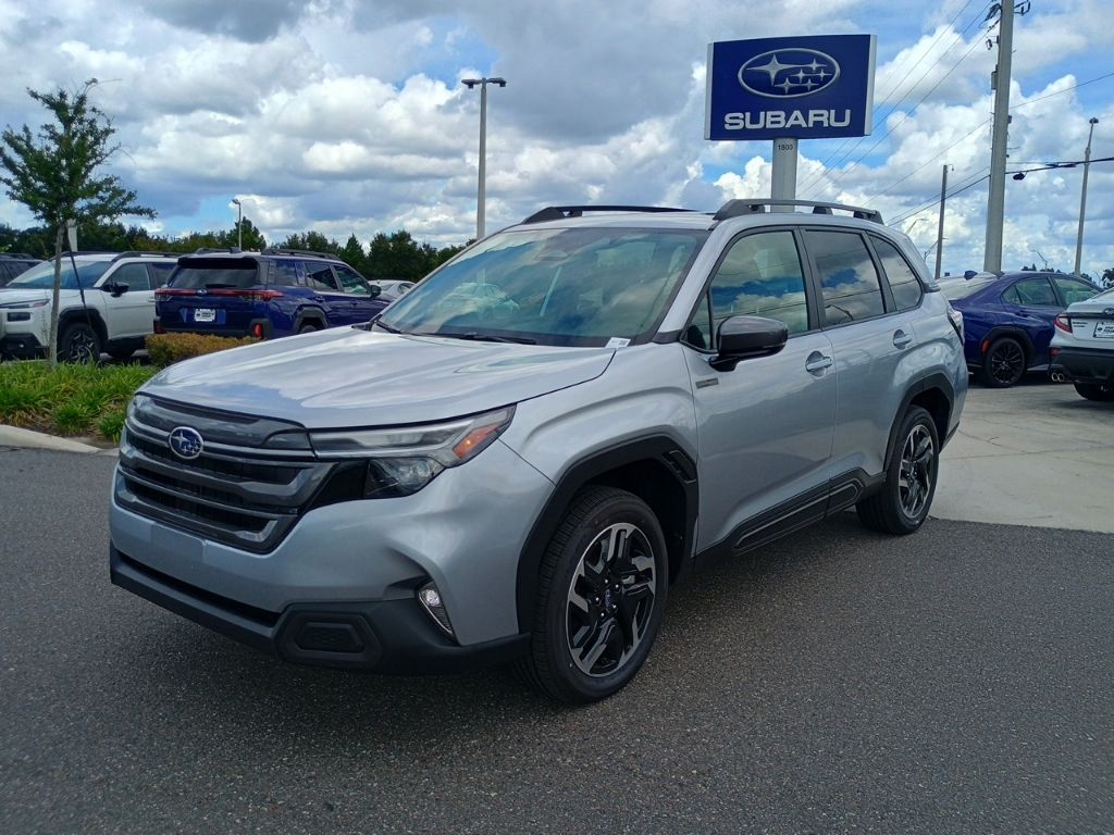Ice Silver Metallic 2026 Subaru Forester Hybrid SUV / Crossover All-Wheel Drive Continuously Variable Transmission