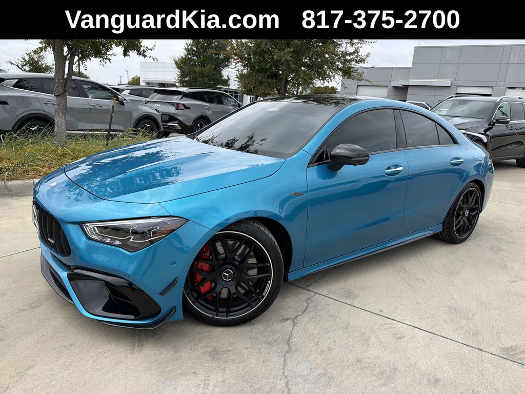 MANUFAKTUR Hyper Blue Metallic 2026 Mercedes-Benz CLA Coupe All-Wheel Drive 8-Speed Automatic