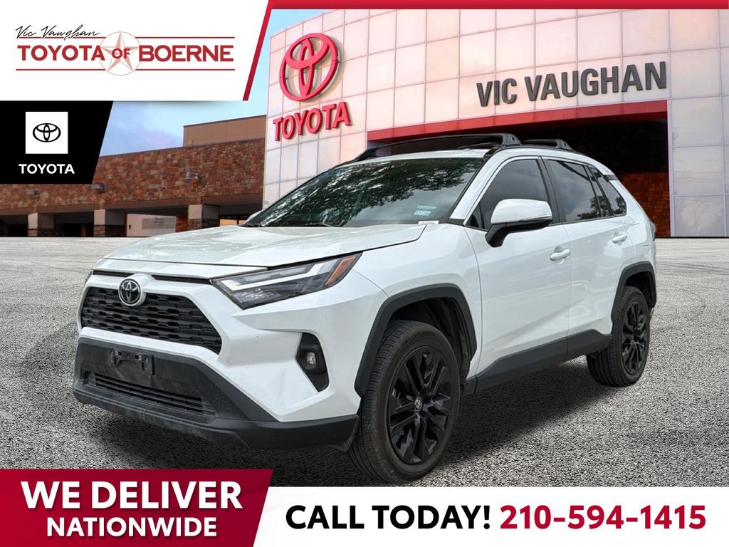 White 2023 Toyota RAV4 XLE Premium AWD SUV / Crossover All-Wheel Drive 8-Speed Automatic