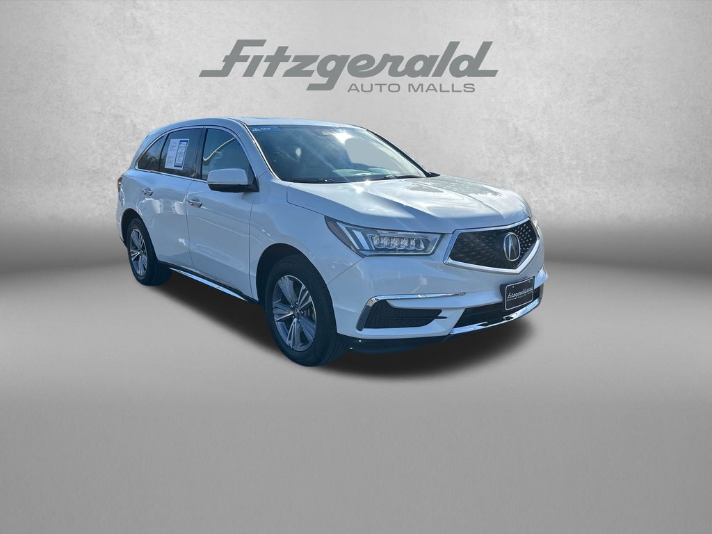 White 2020 Acura MDX SH-AWD SUV / Crossover All-Wheel Drive 9-Speed Automatic