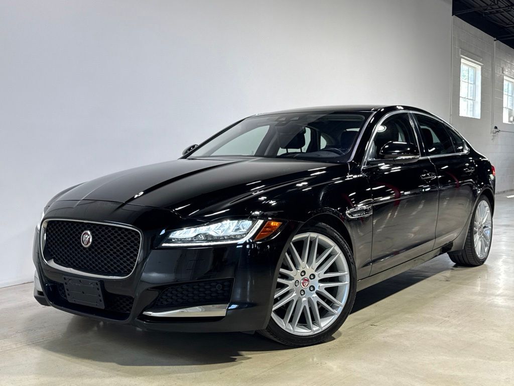 Celestial Black 2017 Jaguar XF Sedan All-Wheel Drive 8-Speed Automatic
