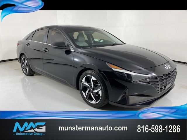 Phantom Black 2023 Hyundai Elantra Sedan Front-Wheel Drive Continuously Variable Transmission