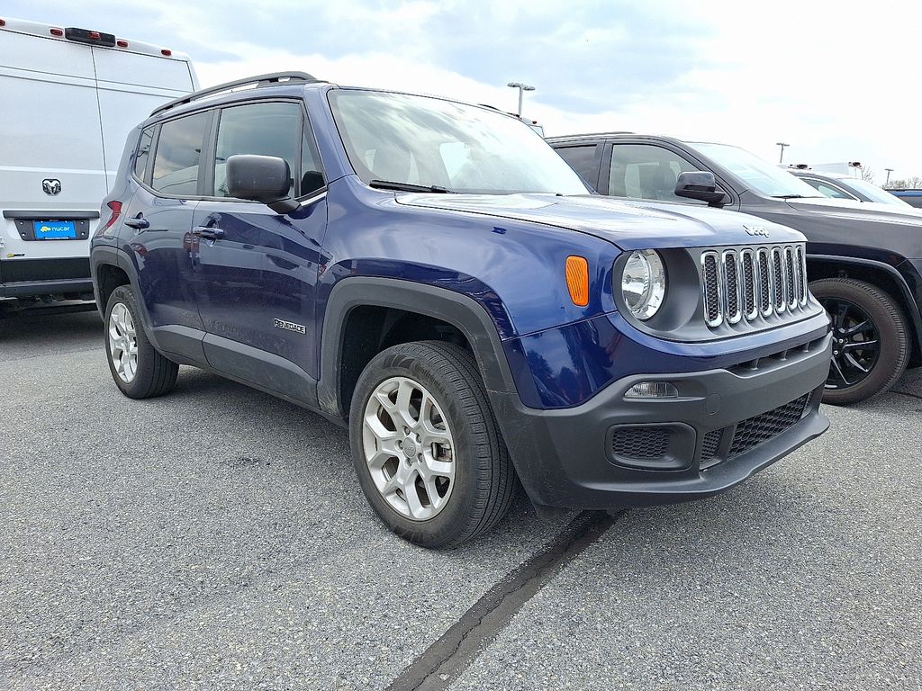 Jetset Blue 2018 Jeep Renegade Sport 4WD SUV / Crossover Four-Wheel Drive 9-Speed Automatic