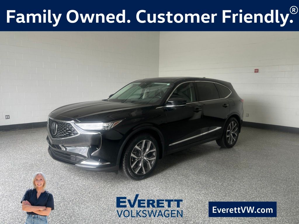 Black 2022 Acura MDX SH-AWD with Technology Package SUV / Crossover All-Wheel Drive Automatic
