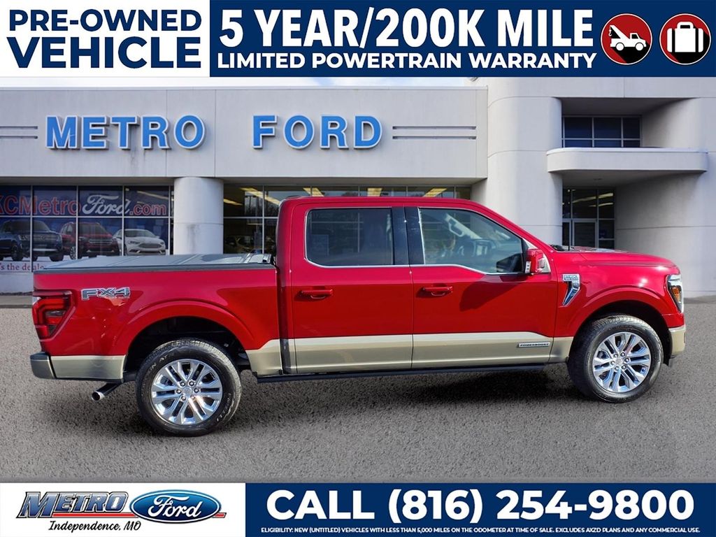 Certified 2025 Ford F-150 King Ranch with VIN 1FTFW6LD6SFA49620 for sale in Kansas City