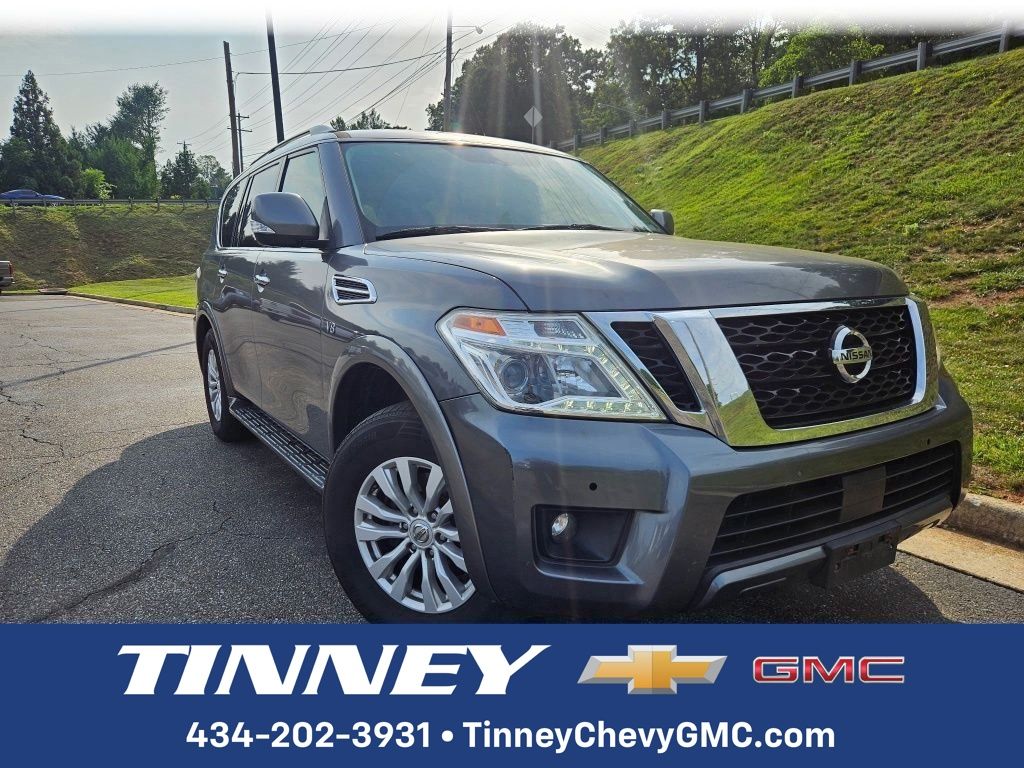 Gray (Gun Metallic) 2018 Nissan Armada SUV / Crossover Four-Wheel Drive 7-Speed Automatic