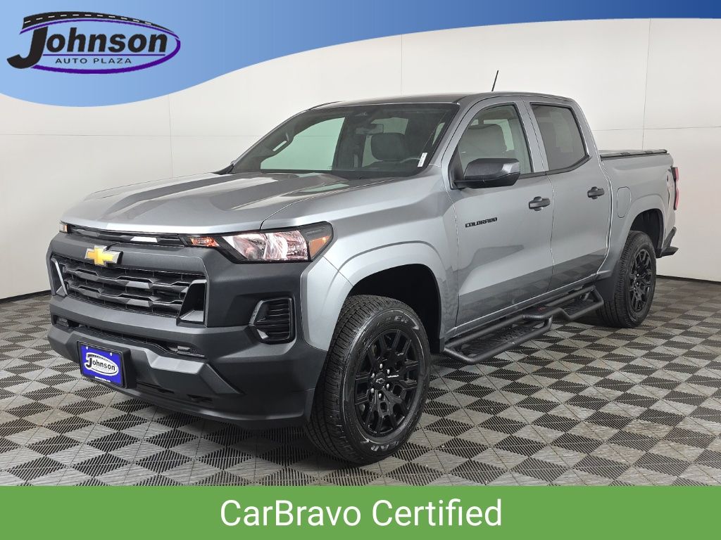 Sterling Gray Metallic 2026 Chevrolet Colorado Work Truck Crew Cab 4WD Pickup Truck Four-Wheel Drive 8-Speed Automatic
