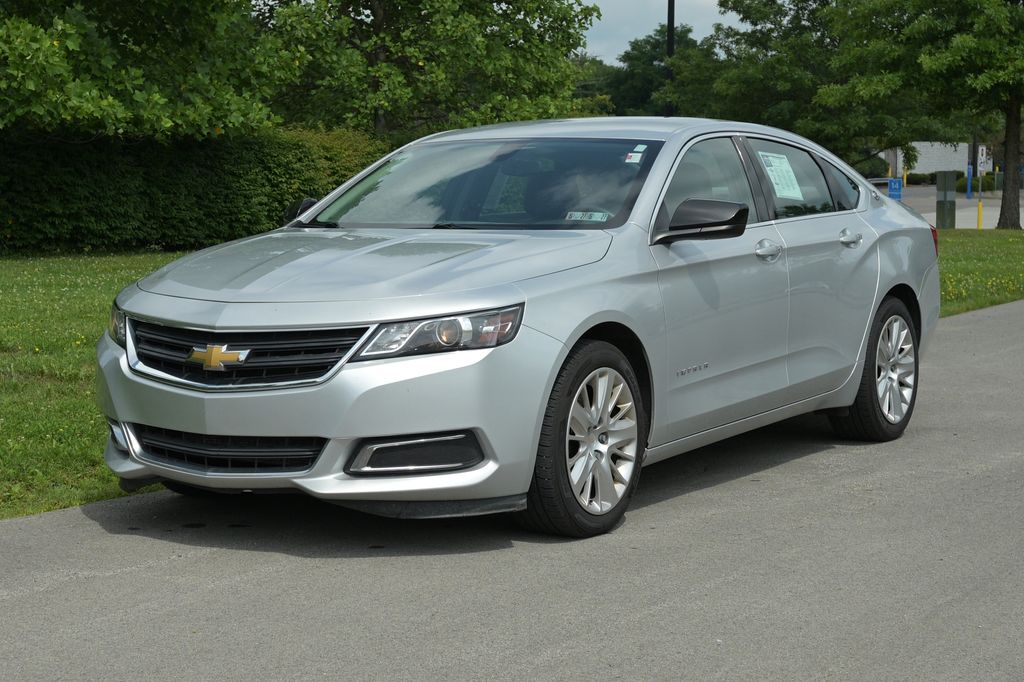 Silver Ice Metallic 2019 Chevrolet Impala Sedan Front-Wheel Drive 6-Speed Automatic Overdrive