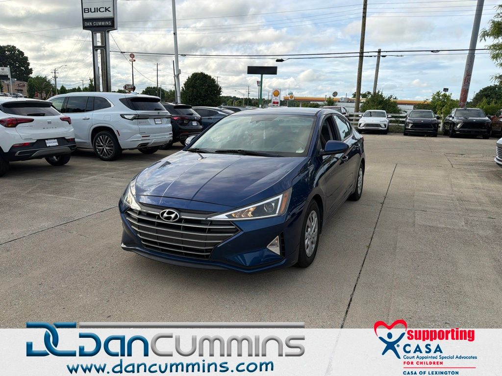 Lakeside Blue 2020 Hyundai Elantra Sedan Front-Wheel Drive Continuously Variable Transmission