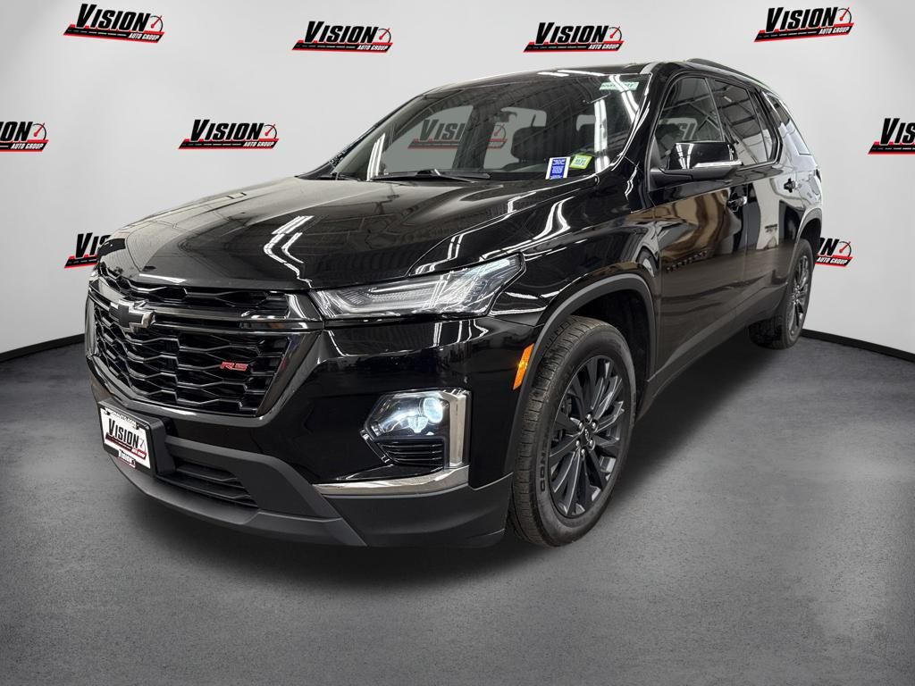Mosaic Black Metallic 2022 Chevrolet Traverse SUV / Crossover Four-Wheel Drive 9-Speed Automatic