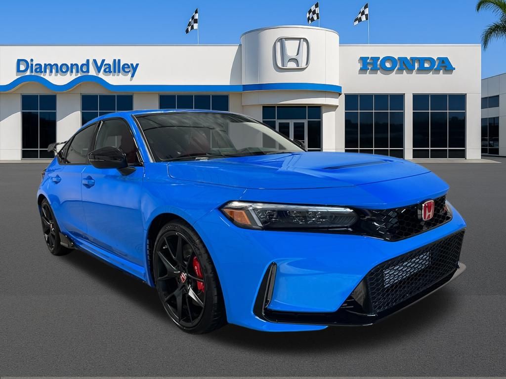 Boost Blue Pearl 2026 Honda Civic Type R Hatchback Front-Wheel Drive 6-Speed Manual
