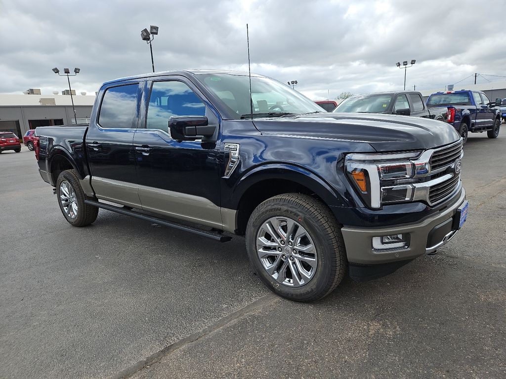 Antimatter Blue Metallic 2026 Ford F-150 King Ranch SuperCrew 4WD Pickup Truck Four-Wheel Drive Automatic