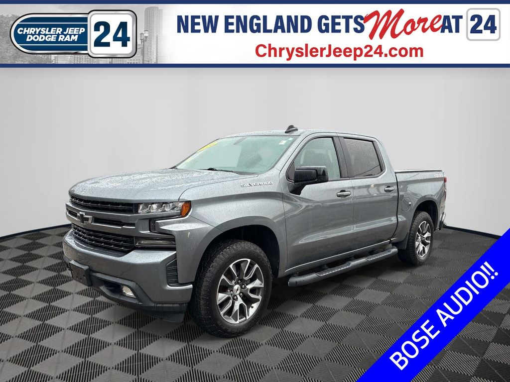 Gray (Steel Metallic) 2020 Chevrolet Silverado 1500 Pickup Truck Four-Wheel Drive 8-Speed Automatic