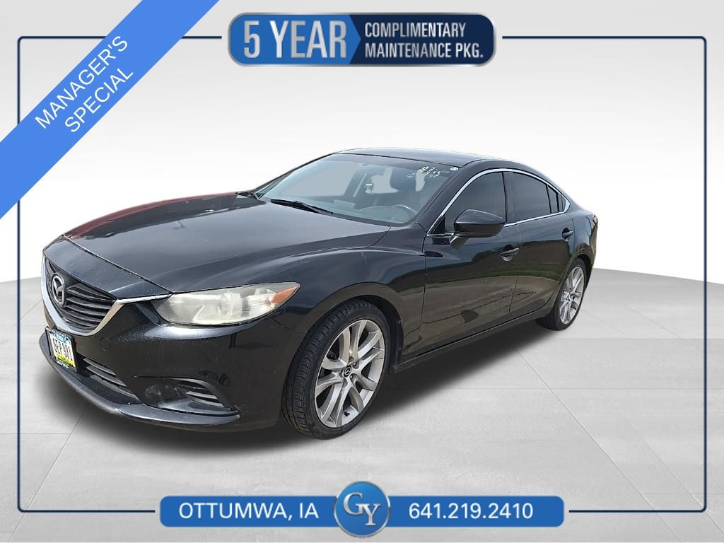 Jet Black Mica 2016 Mazda MAZDA6 Sedan Front-Wheel Drive 6-Speed Automatic