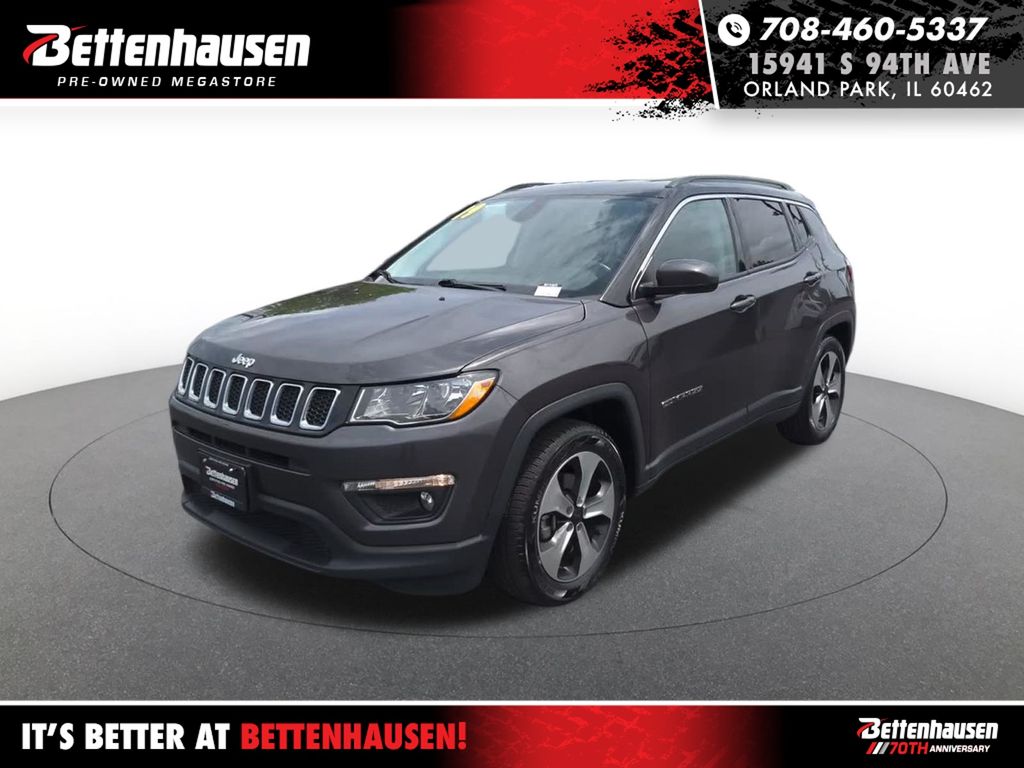 Gray (Granite Crystal Metallic Clearcoat) 2019 Jeep Compass Latitude FWD SUV / Crossover Front-Wheel Drive 6-Speed Automatic
