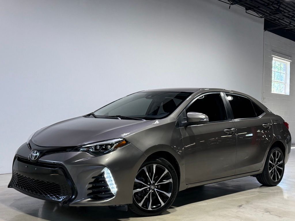 Gray Metallic 2018 Toyota Corolla Sedan Front-Wheel Drive Continuously Variable Transmission