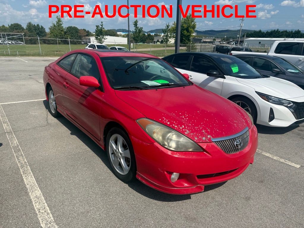 Absolutely Red 2004 Toyota Camry Solara Coupe Front-Wheel Drive 5-Speed Automatic