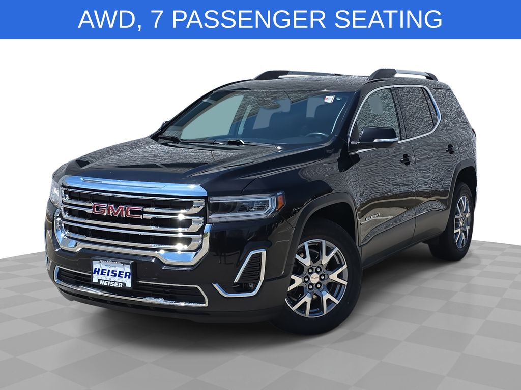 Black (Ebony Twilight Metallic) 2021 GMC Acadia SLT AWD SUV / Crossover Four-Wheel Drive 9-Speed Automatic