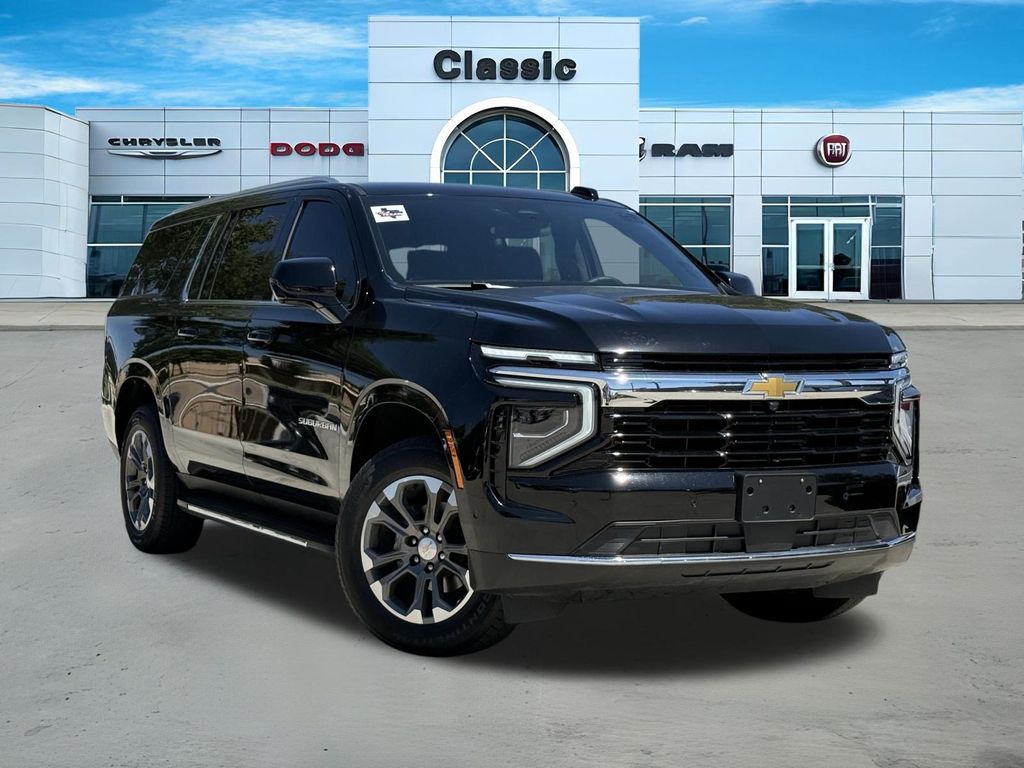 Black 2025 Chevrolet Suburban SUV / Crossover Four-Wheel Drive 