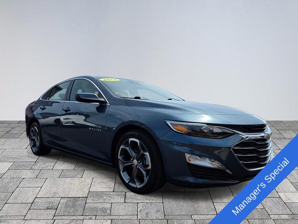 Lakeshore Blue 2024 Chevrolet Malibu Sedan Front-Wheel Drive Continuously Variable Transmission