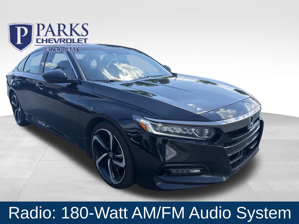 Crystal Black Pearl 2019 Honda Accord Sedan Front-Wheel Drive Continuously Variable Transmission