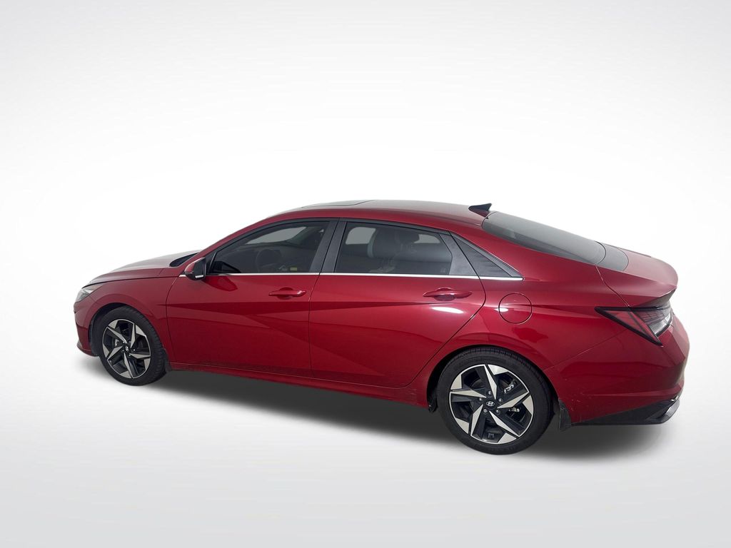 2022 Scarlet Red Hyundai Elantra Hybrid Limited FWD Sedan