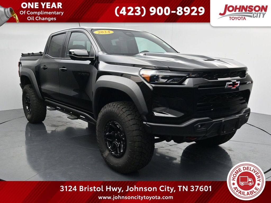 Black 2024 Chevrolet Colorado Pickup Truck Four-Wheel Drive 8-Speed Automatic