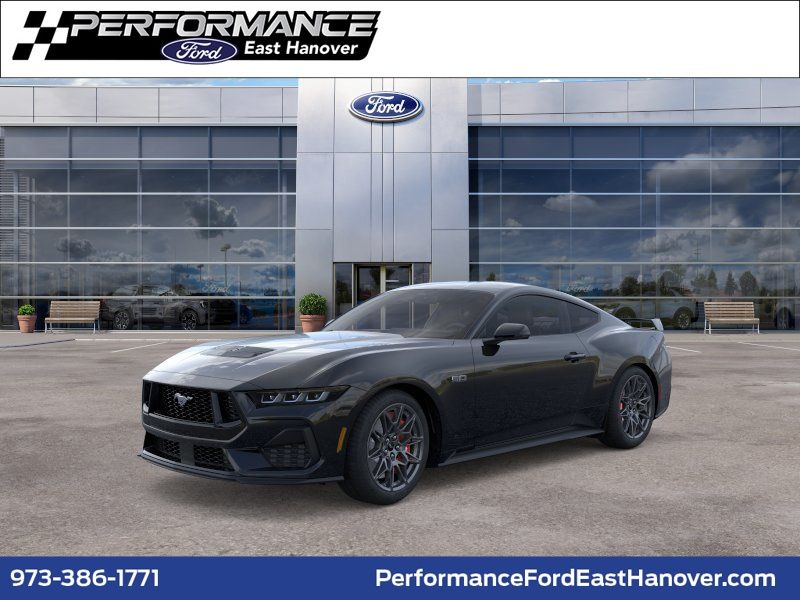 Black (SHADOW BLK) 2025 Ford Mustang Coupe Rear-Wheel Drive Automatic