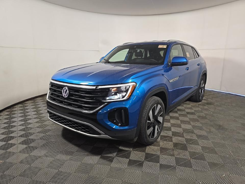 Kingfisher Blue Metallic 2024 Volkswagen Atlas Cross Sport SE 4Motion with Technology SUV / Crossover All-Wheel Drive 8-Speed Automatic