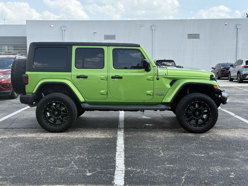 2019 Jeep Wrangler Unlimited Sahara Green at River Oaks CDJR