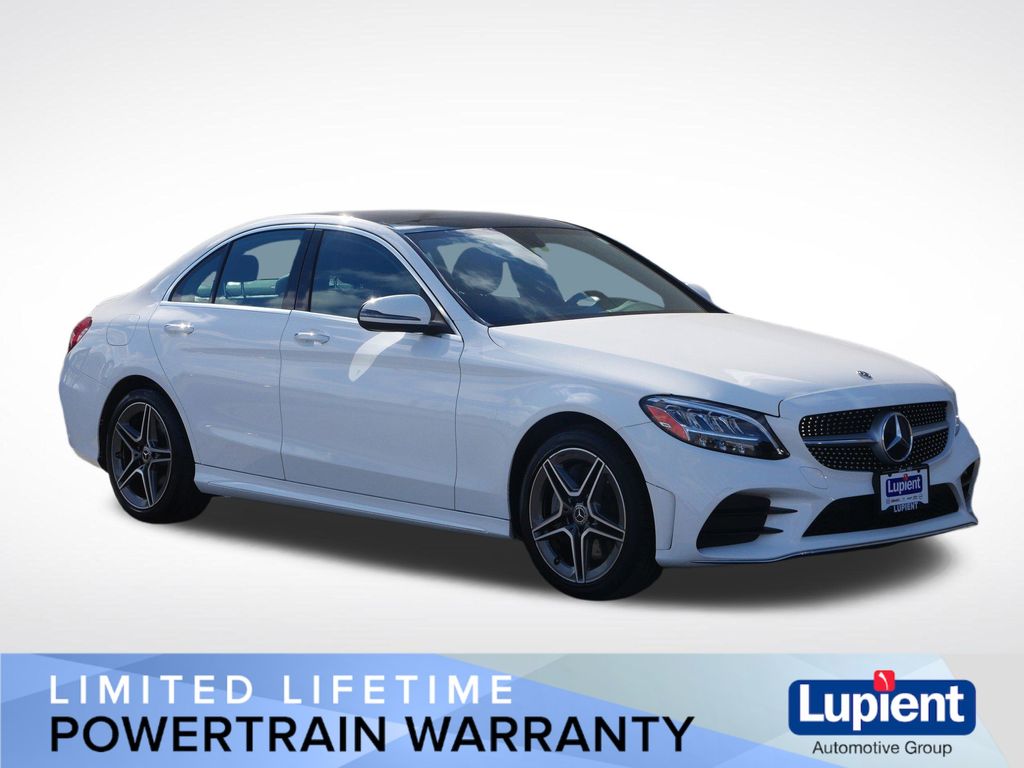 Polar White 2020 Mercedes-Benz C-Class C 300 Sedan 4MATIC Sedan All-Wheel Drive 9-Speed Automatic