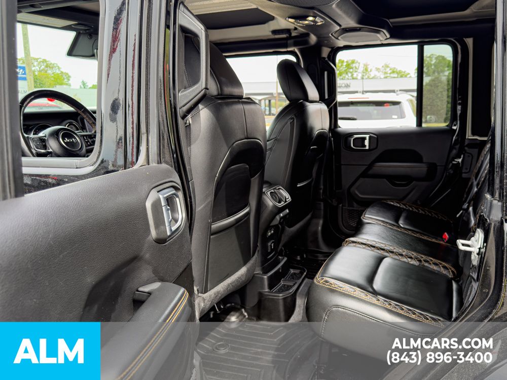 Used 2022 Black Clearcoat Jeep Unlimited Sahara High Altitude image 17