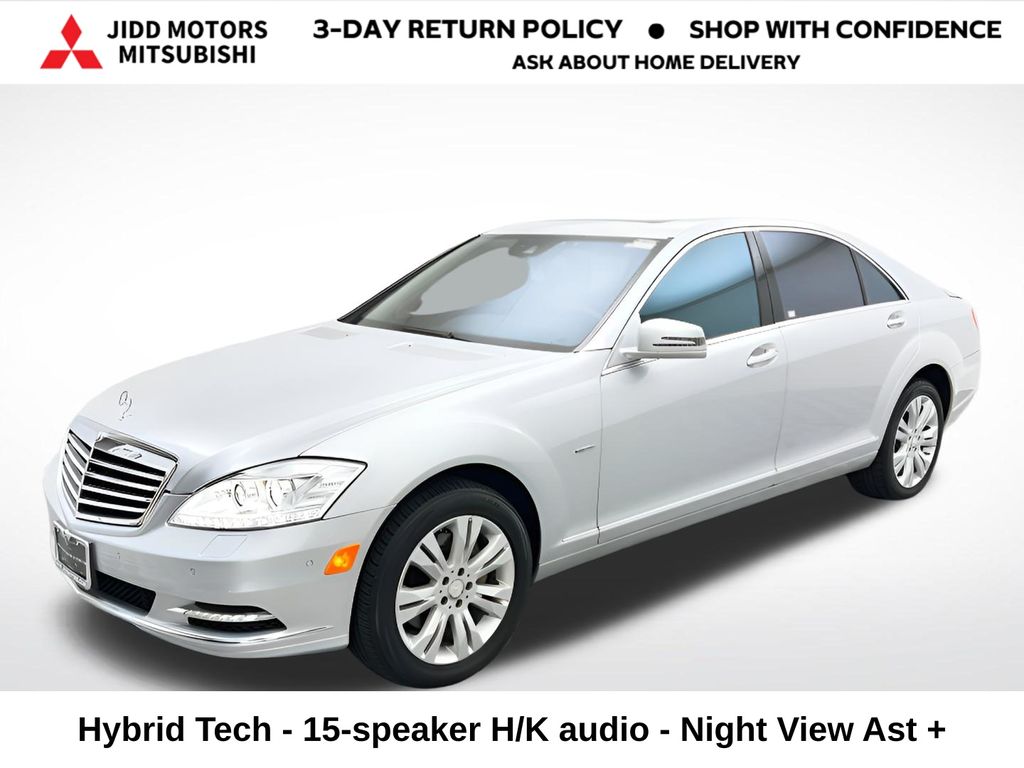 Palladium Silver Metallic 2010 Mercedes-Benz S-Class S 400 Hybrid Sedan Rear-Wheel Drive 7-Speed Automatic