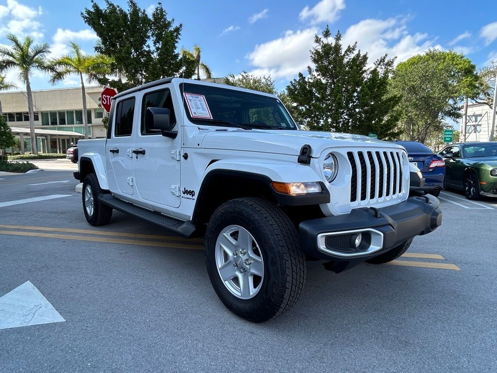 Certified 2023 Jeep Gladiator Sport S with VIN 1C6JJTAM1PL536699 for sale in Miami, FL