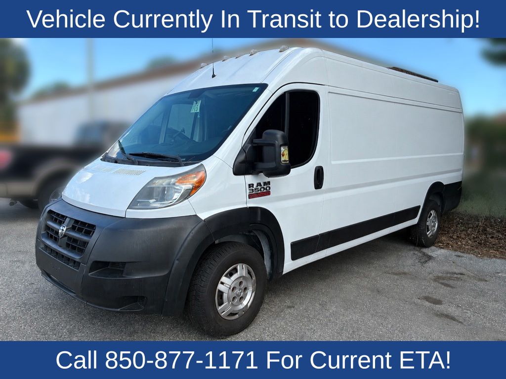 Bright White Clearcoat 2014 RAM ProMaster 3500 159 High Roof Extended Cargo Van Van Front-Wheel Drive 6-Speed Automatic