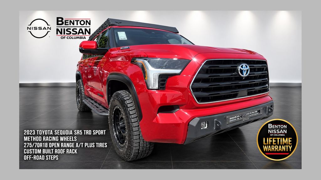 Red 2023 Toyota Sequoia SUV / Crossover Four-Wheel Drive Automatic