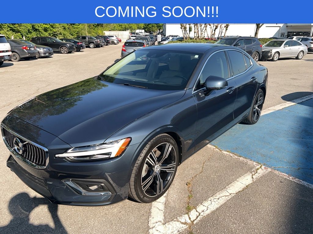 Denim Blue Metallic 2021 Volvo S60 T5 Inscription AWD Sedan All-Wheel Drive Automatic