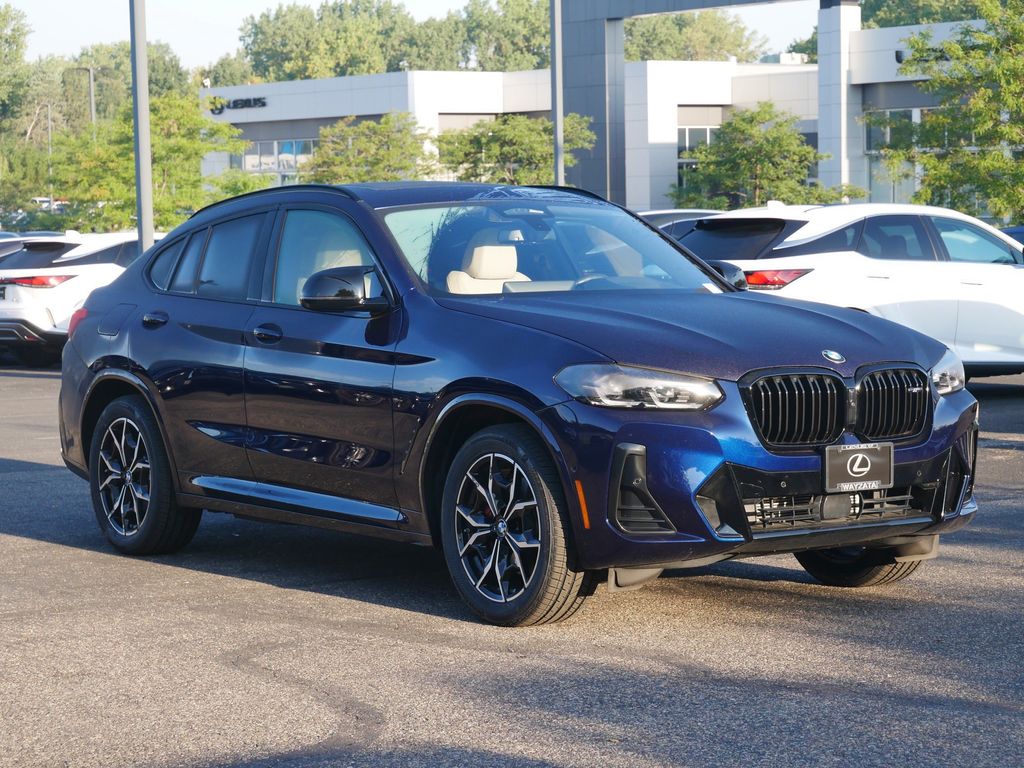 Tanzanite Blue II Metallic 2024 BMW X4 SUV / Crossover All-Wheel Drive 8-Speed Automatic