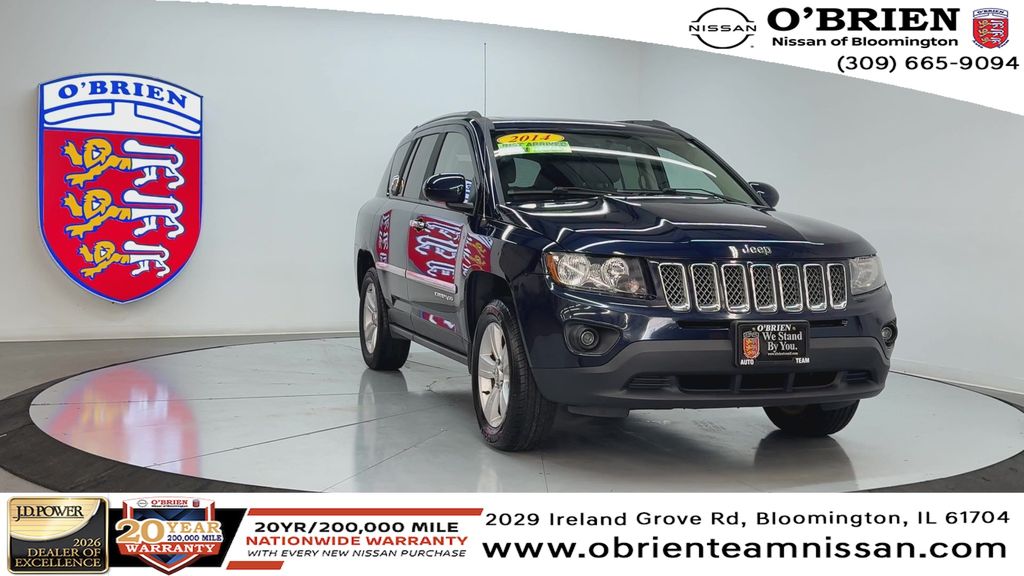 True Blue Pearlcoat 2014 Jeep Compass Latitude 4WD SUV / Crossover Four-Wheel Drive 6-Speed Automatic