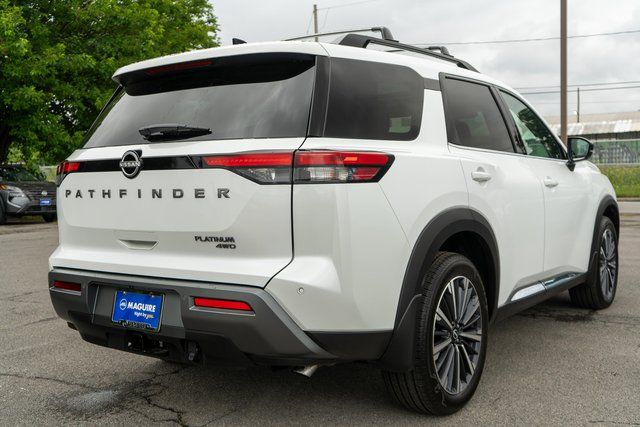 2026 Nissan Pathfinder Platinum White at John Sisson Motors