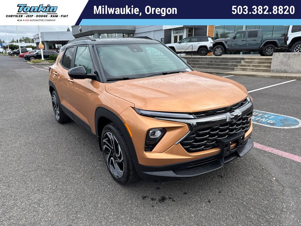 Red (Copper Harbor Metallic) 2024 Chevrolet Trailblazer SUV / Crossover Four-Wheel Drive 9-Speed Automatic