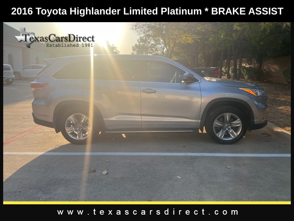 2016 Toyota Highlander Limited Platinum V6 12