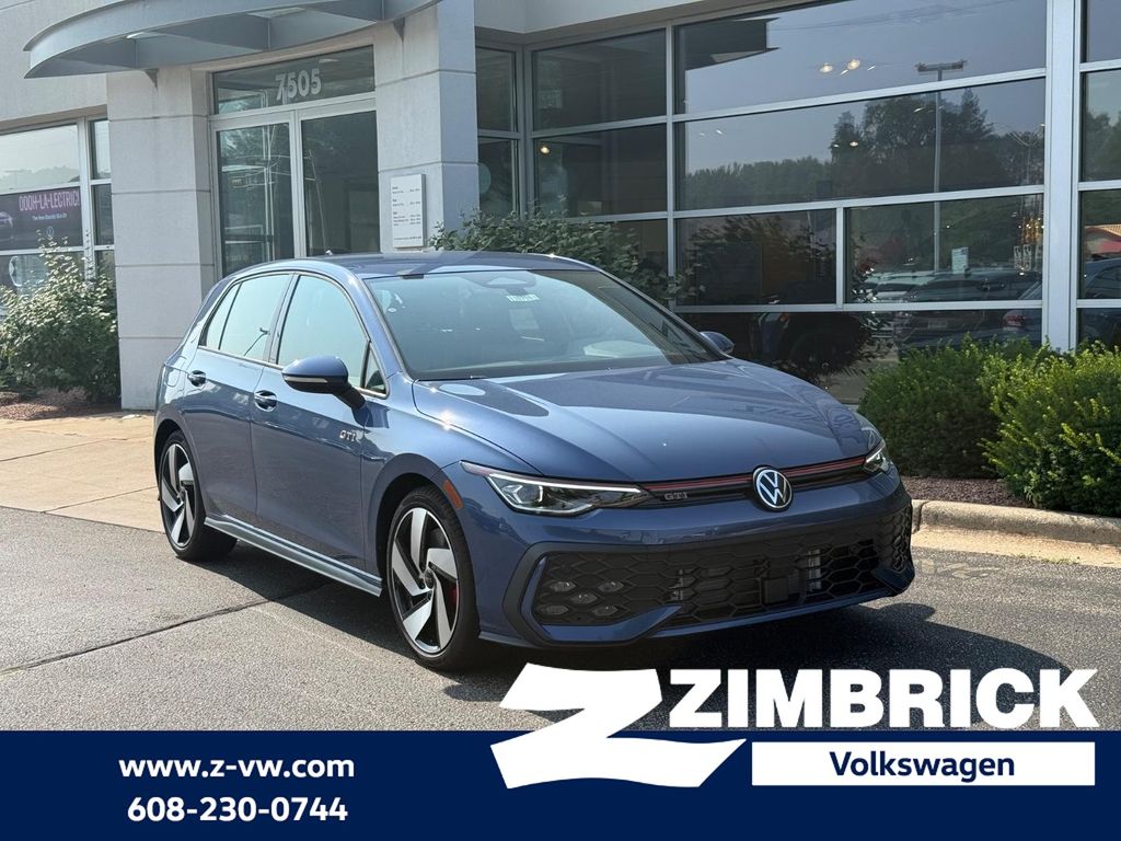 Slate Blue Metallic 2026 Volkswagen Golf GTI Hatchback Front-Wheel Drive 7-Speed Dual Clutch