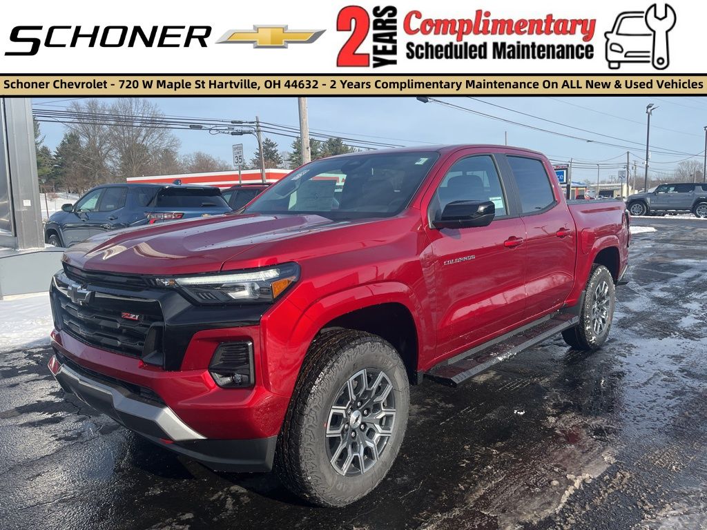 Radiant Red Tintcoat 2026 Chevrolet Colorado Pickup Truck Four-Wheel Drive 8-Speed Automatic