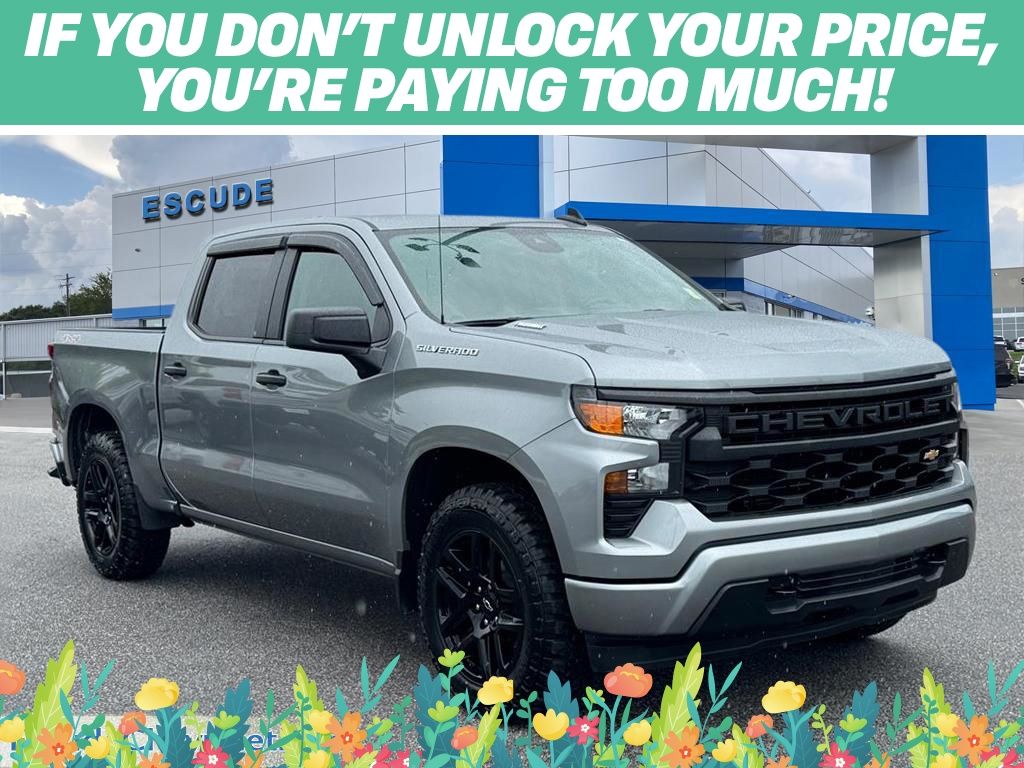 Sterling Gray Metallic 2026 Chevrolet Silverado 1500 Pickup Truck Four-Wheel Drive 8-Speed Automatic